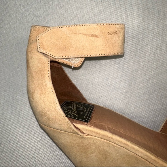 Vintage By Jeffrey Campbell Tatum Cream Python Wedges Heels Size 8.5 - Picture 10 of 11